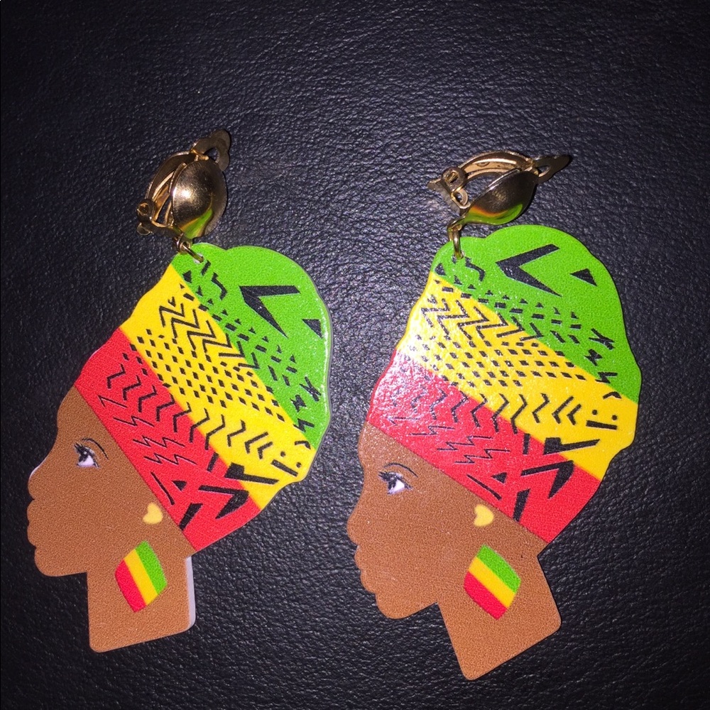 African Goddess Earring